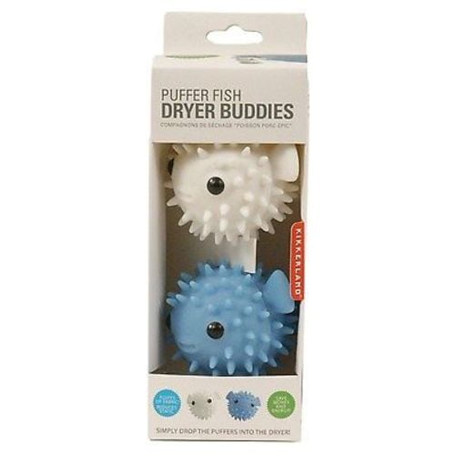 Kikkerland Puffer Fish Dryer Buddies / Balls Natural Fabric Softener