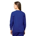 thumbnail image 3 of Adar Universal Women's Scrub Set - Warm-Up Scrub Jacket and Elastic Pull-On Pants - 902 - Royal Blue - L, 3 of 7