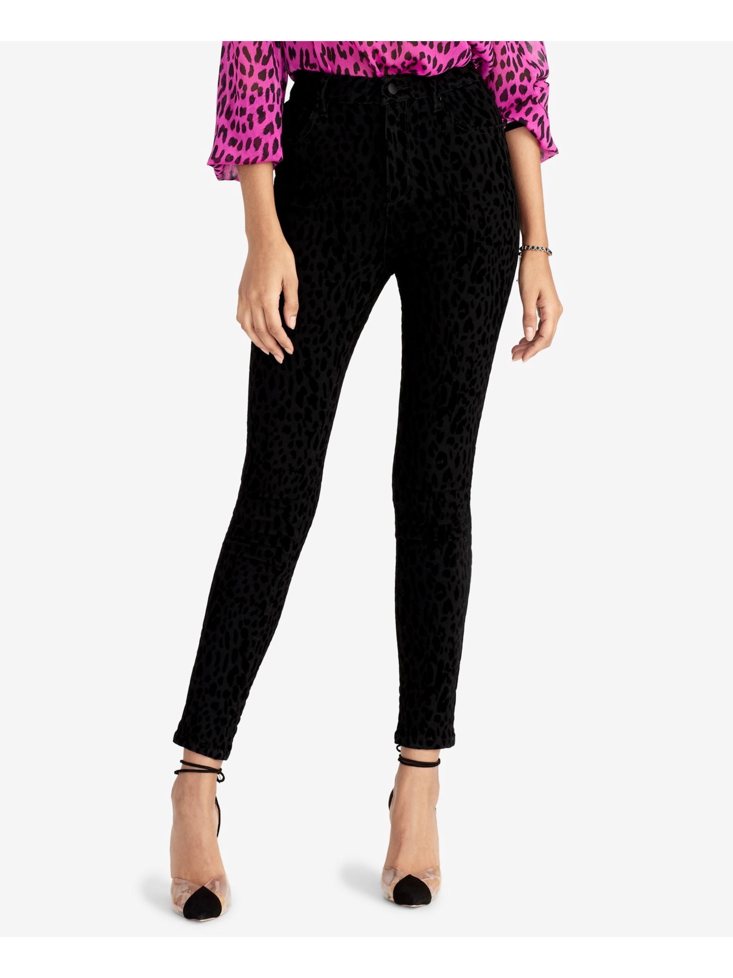 Rachel Rachel Roy Womens Denim Velvet 