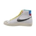 thumbnail image 4 of Nike Blazer Mid '77 (GS) Big Kids' Shoes White-Washed Teal-Metallic Silver dq7773-100, 4 of 6