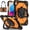 Orange, variant on REQO Heavy Duty Shockproof Case for iPad 11" 12th Gen 2026 (A19) & 11th Gen 2025 (A16) with Rotating Handle Stand & Detachable Shoulder Strap