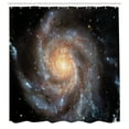 thumbnail image 3 of Ambesonne Galaxy Shower Curtain, Star Disc in Huge Space, 69"Wx84"L, Black Beige Violet, 3 of 5