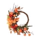 thumbnail image 1 of Corona de puerta de entrada de otoño,Corona de otoño Colgador de puerta principal Granja interior,Corona de otoño para entrada con calabazas en el porche de su casa,Corona De, 1 of 9