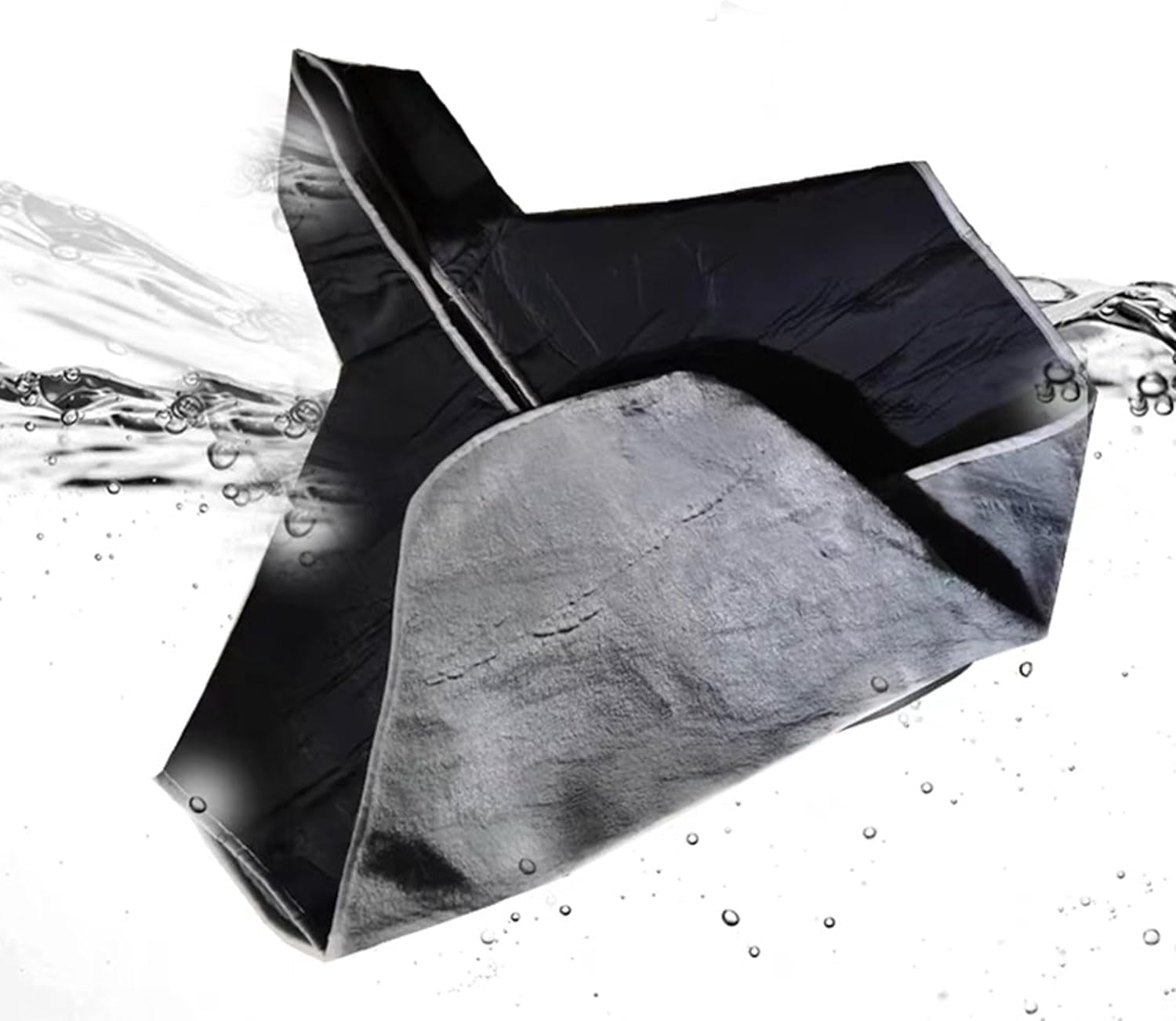 Wheelchair Blanket Warmer Cover: Windproof Wheelchair Hooded Poncho, Travel Thermal Blanket Cloak for Full Body Warmth (Black)