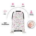 thumbnail image 3 of Baby Car Seat Cover, Infant Carseat Canopy Newborn Carrier Stroller Covers for Girls Boys, Lightweight Breathable Fit Summer Spring Autumn, 3 of 6