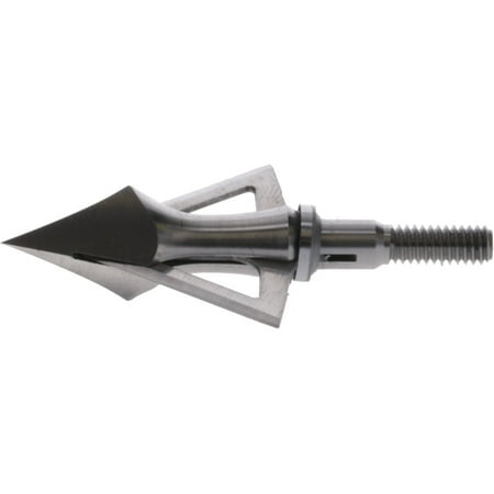 TRUGLO TITANIUM X Large Game 2 Blade 100 Grain Durable Fixed-Blade Archery Bow Hunting Broadhead with Grade 5 Titanium Ferrule & Stainless Steel Blades