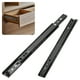 thumbnail image 1 of Uxcell 1-Par de Deslizadores de Cajón de Cierre Suave, 9.8" Deslizadores de Cajón de Bola de Extensión Completa 2 Plegados 55lb [Negro], 1 of 7
