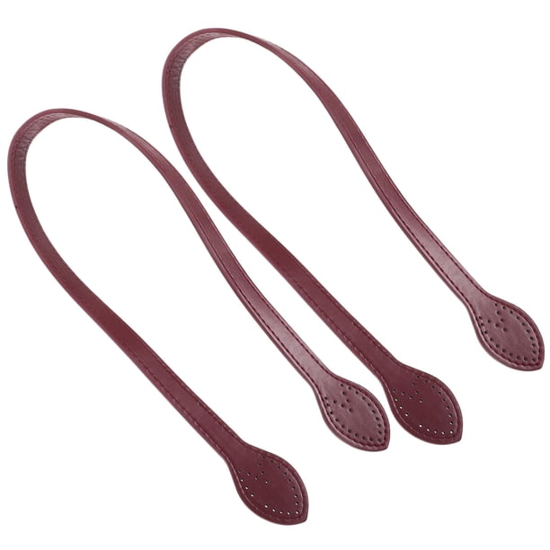 unbranded 2Ud De Cuero Para Bolsas Mango Reemplazo Marrón Para Bolsa Tote Y Bolso Con Ergonómico