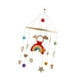 thumbnail image 5 of Móvil para cuna de bebé, sonajeros para recién nacidos, carillón de viento de madera móvil, campana de cama para cuna, juguetes Montessori de dibujos arcoíris, 5 of 9