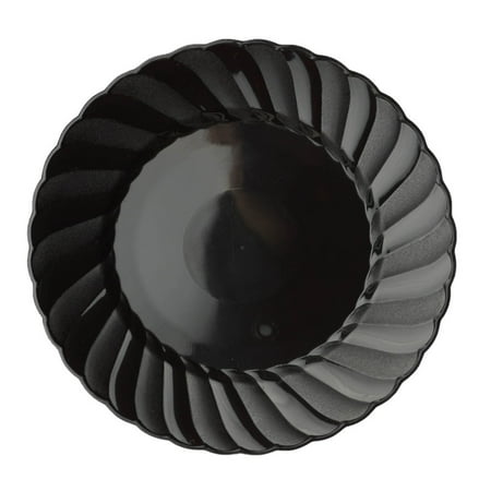 Balsacircle Disposable Plastic 12 Round Plates For Wedding