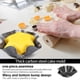 thumbnail image 5 of Paquete de 6 tortillas antiadherentes para hacer tacos, ensaladeras, moldes para hornear de acero al carbono para, 5 of 8