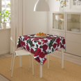 thumbnail image 4 of Wukai Rose Flowers Waterproof Tablecloth for Kitchen Dining, Fits Square Tables for 2-4 Seats -60"x60", 4 of 7
