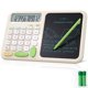 thumbnail image 1 of Calculadora ROATEE de 12 dígitos con bloc de notas LCD verde, 1 of 8