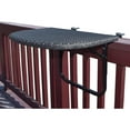 thumbnail image 2 of Oakland Living Wicker and Metal Indoor/Outdoor Foldable Balcony Table with Adjustable Clamps - Black, 2 of 7