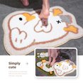 thumbnail image 3 of Goose Bath Mats, Microfiber Absorbent Bathroom Rugs with Non Slip Backing, Ultra Soft Bathroom Floor Mat Kitchen Bedroom Living Room Carpet, Kids Room Mat, 18" x 25", 3 of 7