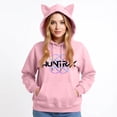 thumbnail image 4 of pop Huntrix Print Cat Ears Hoodie with De-mon Sweatshirt HUNTRX Trendy Pullover All-over Print Fashion Casual Long Sleeve Sweatshirt Pullover Casual Streetwear XL, 4 of 4