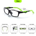 thumbnail image 3 of Gafas Deportivas de Plástico y Titanio, Montura Flexible Ligera Reemplazable, Funcionalidad Deportiva de Estilo Diario, 3 of 7
