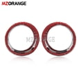 thumbnail image 4 of MZORANGE Pair Fog Light Lamp Trim Covers For Hummer H3 2006 2007 2008-2010 Chrome Bezels, 4 of 5