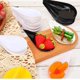 thumbnail image 4 of Mini Platos para Aperitivos, Cucharas de Plástico, Platos de Postres y Aperitivos, Tazas Pequeñas Reutilizables para Degustación de Postres (Transparente), 4 of 4