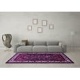 thumbnail image 3 of Ahgly Company Indoor Rectangle Oriental Purple Industrial Area Rugs, 8' x 10', 3 of 4