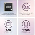 thumbnail image 4 of Lenovo Idea Tab 11" Tablet with Pen - Dimensity 6300 - 8GB RAM - 128 GB Storage - Android 15 - 2.5K - 90 Hz - Luna Grey (ZAFR0928US), 4 of 8