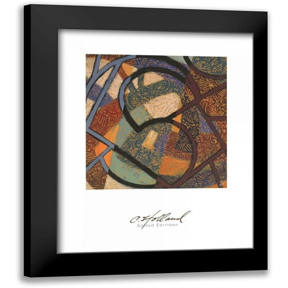 Holland, Cynthia 12x14 Black Modern Framed Museum Art Print Titled - Urban Puzzle II