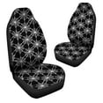 thumbnail image 3 of POLERO Scary Halloween Spider Web Printed Thin Washable Auto Interior Accessory, Car Seat Cover 2 Pack Auto Front Seats Protector Fits for Car SUV Sedan Truck, 3 of 6