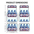 thumbnail image 2 of Gaeub Cute Gnomes in USA Print 4 Pieces Car Floor Mats Car,Universal Car Carpet Mats,Fit for SUV, Vans, Sedans,Trucks, 2 of 6