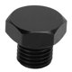 thumbnail image 2 of Block Off Plug Fitting Adapter Male Hex Steel Universal 4000PSI Black for VehicleAN4, 2 of 5