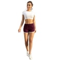 thumbnail image 6 of URATOT 5 Pack Women's Cotton Yoga Dance Short Pants Sport Shorts Summer Athletic Cycling Hiking Sports Shorts, 6 of 6