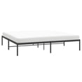 thumbnail image 3 of vidaXL Metal Bed Frame Black 193x203 cm, 3 of 5