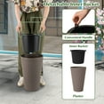 thumbnail image 5 of Gymax 18'' Tall Flower Pot Set of 2 w/ Insert Bucket Handle Design Drainage Holes, 5 of 10