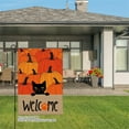 thumbnail image 3 of JOOCAR Black Cat and Pumpkins Linen Garden Flag for Fall Autumn Home Outdoor Garden Yard Door Decor 12x18 inch, 3 of 5