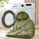 thumbnail image 2 of SONORO KATE Juego de Edredón Individual, Juegos de Cama de 5 Piezas para Todas las Estaciones, Cama en una Bolsa con Edredón Plisado - Sábana Plana y Sábana Ajustable - Fundas de Almohada y Fundas, Verde Salvia, 2 of 6
