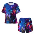 thumbnail image 4 of Lsque Five Nights At Freddy'S Women's Short-Sleeved Pajama Set - 2 Piece Soft and Lightweight Sleepwear Set-Medium, 4 of 9