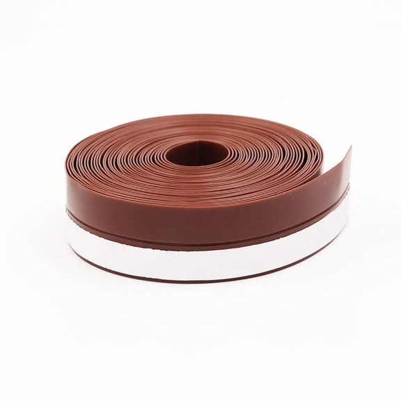 AOVUWU Seal Draft Seal Window Door Seal Strip Transparent Windproof Clear Sealing Tape Self Adhesive Draft Seal Tape - Coffee