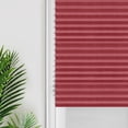 thumbnail image 6 of Yipa 2 Pack Red Self Adhesive Pleated Blinds Blackout Blinds Curtains Home Non-Woven Decorative Window Cover Shades, 35" x 59", 6 of 13