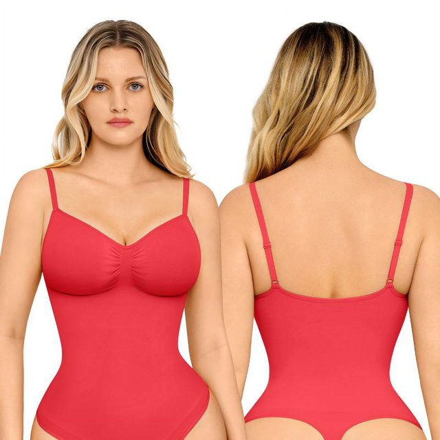 FeelinGirl #Livestream Seamles Comfort Jumpsuit Thong Bodysuit