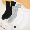 thumbnail image 6 of Loritta 7 Pairs Ruffle Socks Womens Crew Socks Casual Cute Frilly Cotton Socks for Women Soft, 6 of 9