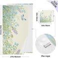 thumbnail image 3 of Coolnut Wildflowers and Butterflies Bath Towels Set - 1 Bath Towel 1 Washcloth Extra Absorbent 100% Cotton Towels, Super Soft Bathroom Towels for Home, Hotel Washcloth Gift, 3 of 7