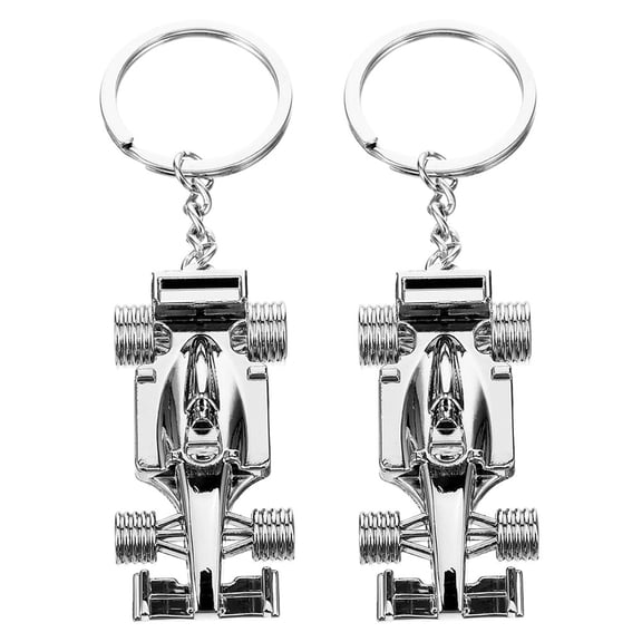 Zehuanyu 2 Pcs Car Key Chain Accessories Keychain for Men Hooks Belt Silver