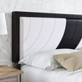 thumbnail image 2 of Boyd Sleep BRPBWB202QN Bernadette Faux Leather Upholstered Platform Bed, 2 of 5