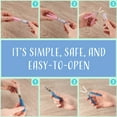 thumbnail image 5 of JubileeYarn Mini Pen Portable Travel Scissors - Dark Blue - 2 Pairs, 5 of 5
