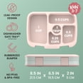 thumbnail image 4 of Bentgo Kids Prints Leak-Proof, 5-Compartment Bento-Style Kids Lunch Box - Ideal Portion Sizes for Ages 3-7, Durable, Drop-Proof, Dishwasher Safe, PFAS- & BPA-Free Materials (Nature Adventure), 4 of 9