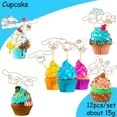 thumbnail image 5 of Miniso Sanrio Cinnamoroll Suministros para fiestas temáticas infantiles Vajilla desechable Vaso Plato Globo Telón de fondo para decoración de fiesta de cumpleaños, 5 of 5