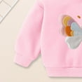 thumbnail image 7 of UAYOTSE Boys and Girls Hooded Sweatshirts Small and Medium Sized Childrens Fleece Pullover Casual Jackets and Tops(7-8 Years,P152-Pink), 7 of 7