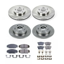 Ultimate Brakes Front and Rear Ceramic Brake Pad and Rotor Kit with Hardware WM81023