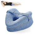 thumbnail image 1 of Heart Shaped Orthopedic Sleeping Pillow For Legs Wedge Cushion With Knee Support Sciatica Pads Body Cushion, 1 of 5