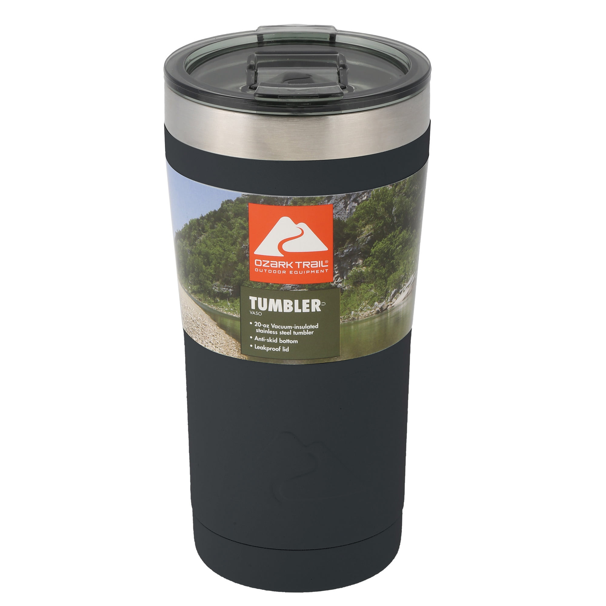 USA Ozark Trail Double-Wall, Vacuum-Sealed Tumbler (Stainless Steel – 30oz  / 880ml) – GearSuggest