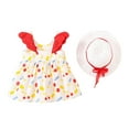 thumbnail image 2 of Économies d'Été! Robe d'Été pour Enfants, Robes Décontractées pour Filles en Liquidation, Mode Mignonne Sans Manches à Volants Imprimé Doux pour Bébés Filles, 2 of 5
